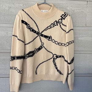 St. John Mock Turtleneck Sweater
